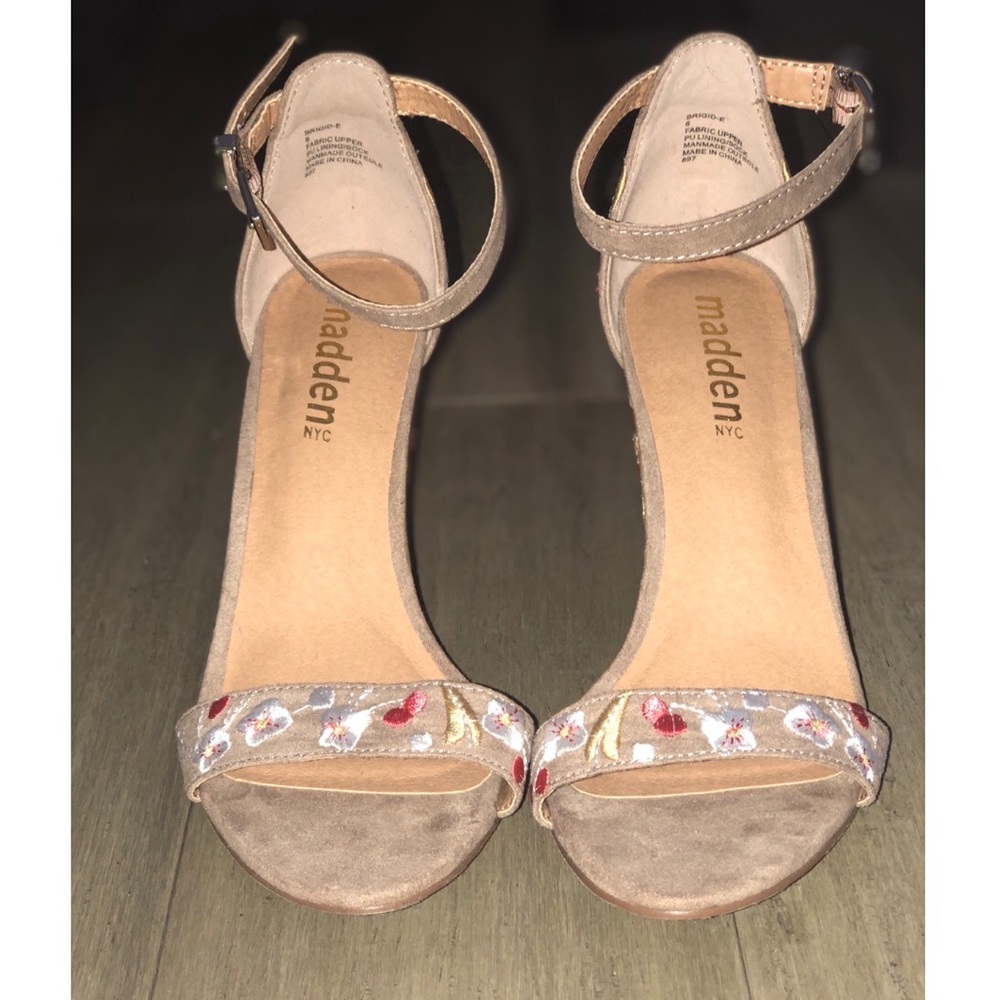Madden NYC Floral Heels